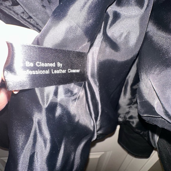 Vintage Wilda Genuine Leather Cafe Racer Jacket Black XL Moto Biker Style - Picture 8 of 9